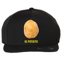 Is Potato Funny Wool Snapback Cap