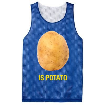 Is Potato Funny Mesh Reversible Basketball Jersey Tank