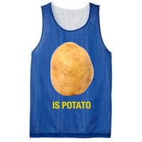 Is Potato Funny Mesh Reversible Basketball Jersey Tank