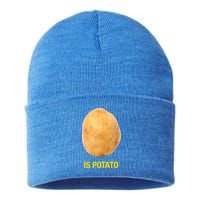 Is Potato Funny Sustainable Knit Beanie