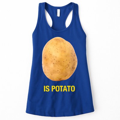 Is Potato Funny Womens Tank Top
