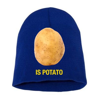 Is Potato Funny Short Acrylic Beanie