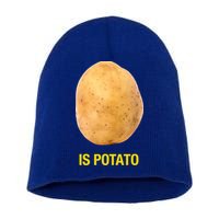 Is Potato Funny Short Acrylic Beanie