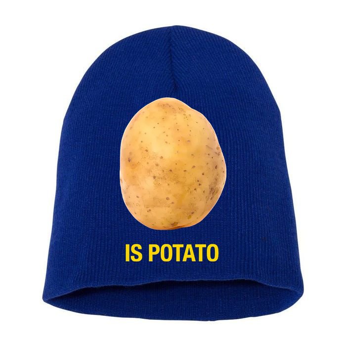 Is Potato Funny Short Acrylic Beanie
