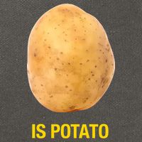 Is Potato Funny Cotton Canvas Backpack