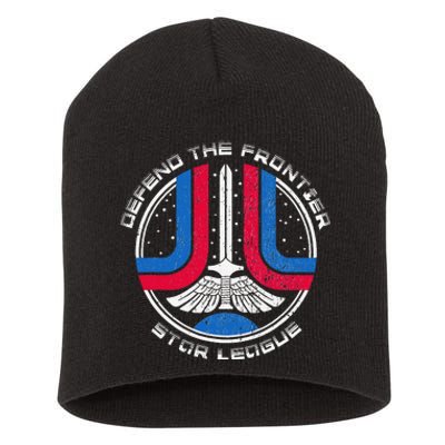 The Last Starfighter Star League Distressed Short Acrylic Beanie