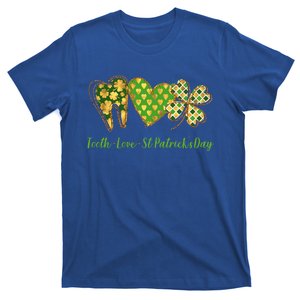 Tooth Love St Patricks Day Dental Hygienist Dentist Cool Gift T-Shirt