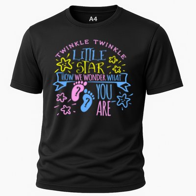 Twinkle Little Star How We Wonder What You Are Gender Reveal Gift Performance Shirt