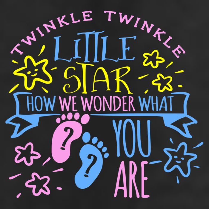 Twinkle Little Star How We Wonder What You Are Gender Reveal Gift Adult Drive Performance Visor