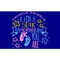 Twinkle Little Star How We Wonder What You Are Gender Reveal Gift Bumper Sticker