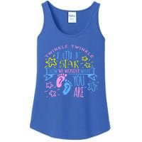 Twinkle Little Star How We Wonder What You Are Gender Reveal Gift Ladies Essential Tank