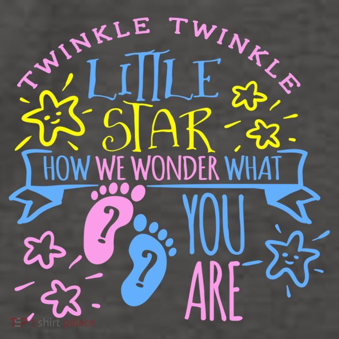 Twinkle Little Star How We Wonder What You Are Gender Reveal Gift Vector Backpack