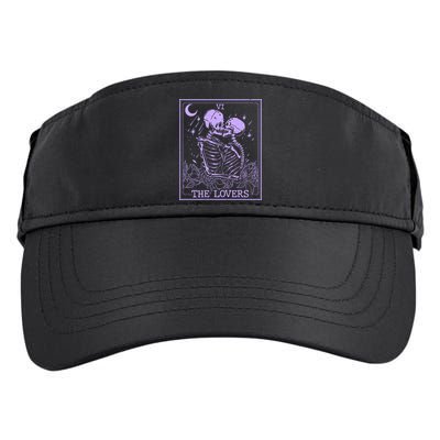 The Lovers Skeleton Tarot Card VI Vintage Halloween Adult Drive Performance Visor