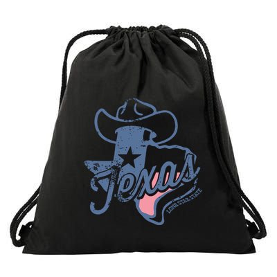 Texas Lone Star State Drawstring Bag
