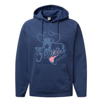 Texas Lone Star State Performance Fleece Hoodie