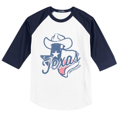 Texas Lone Star State Baseball Sleeve Shirt