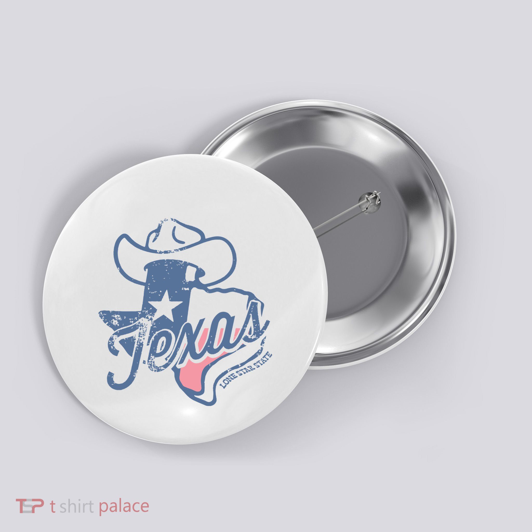 Texas Lone Star State Button