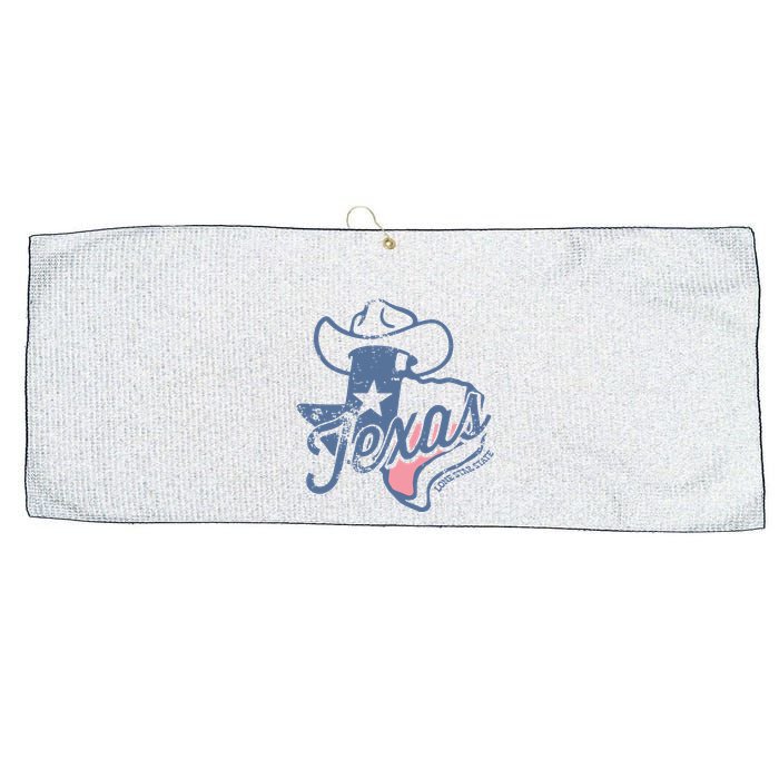 Texas Lone Star State Large Microfiber Waffle Golf Towel