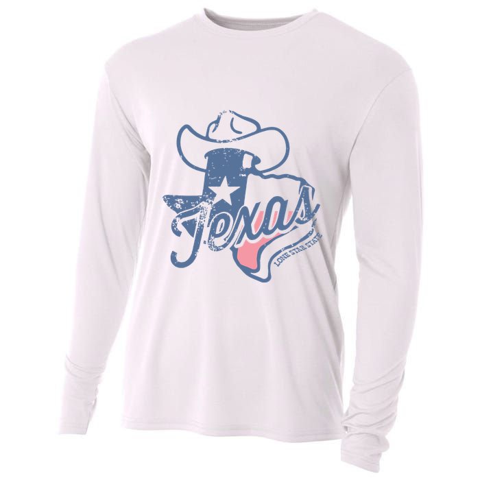 Texas Lone Star State Cooling Performance Long Sleeve Crew