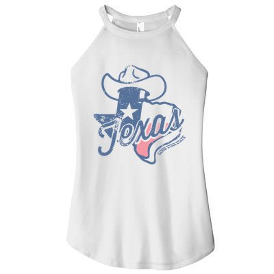 Texas Lone Star State Women's Perfect Tri Rocker Tank