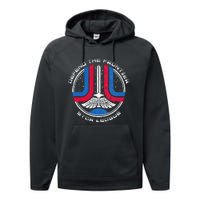 The Last Starfighter Star League Distressed Performance Fleece Hoodie