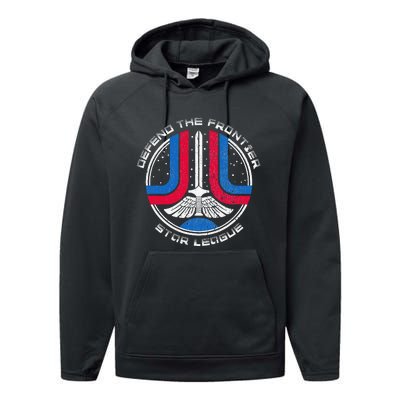 The Last Starfighter Star League Distressed Performance Fleece Hoodie