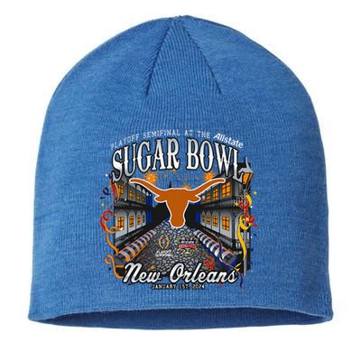 Texas Longhorns Sugar Bowl 2024 CFP Semi Football NOLA  Sustainable Beanie