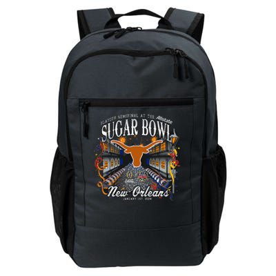 Texas Longhorns Sugar Bowl 2024 CFP Semi Football NOLA  Daily Commute Backpack