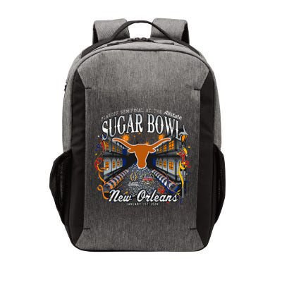 Texas Longhorns Sugar Bowl 2024 CFP Semi Football NOLA  Vector Backpack