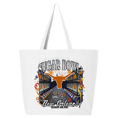 Texas Longhorns Sugar Bowl 2024 CFP Semi Football NOLA  25L Jumbo Tote