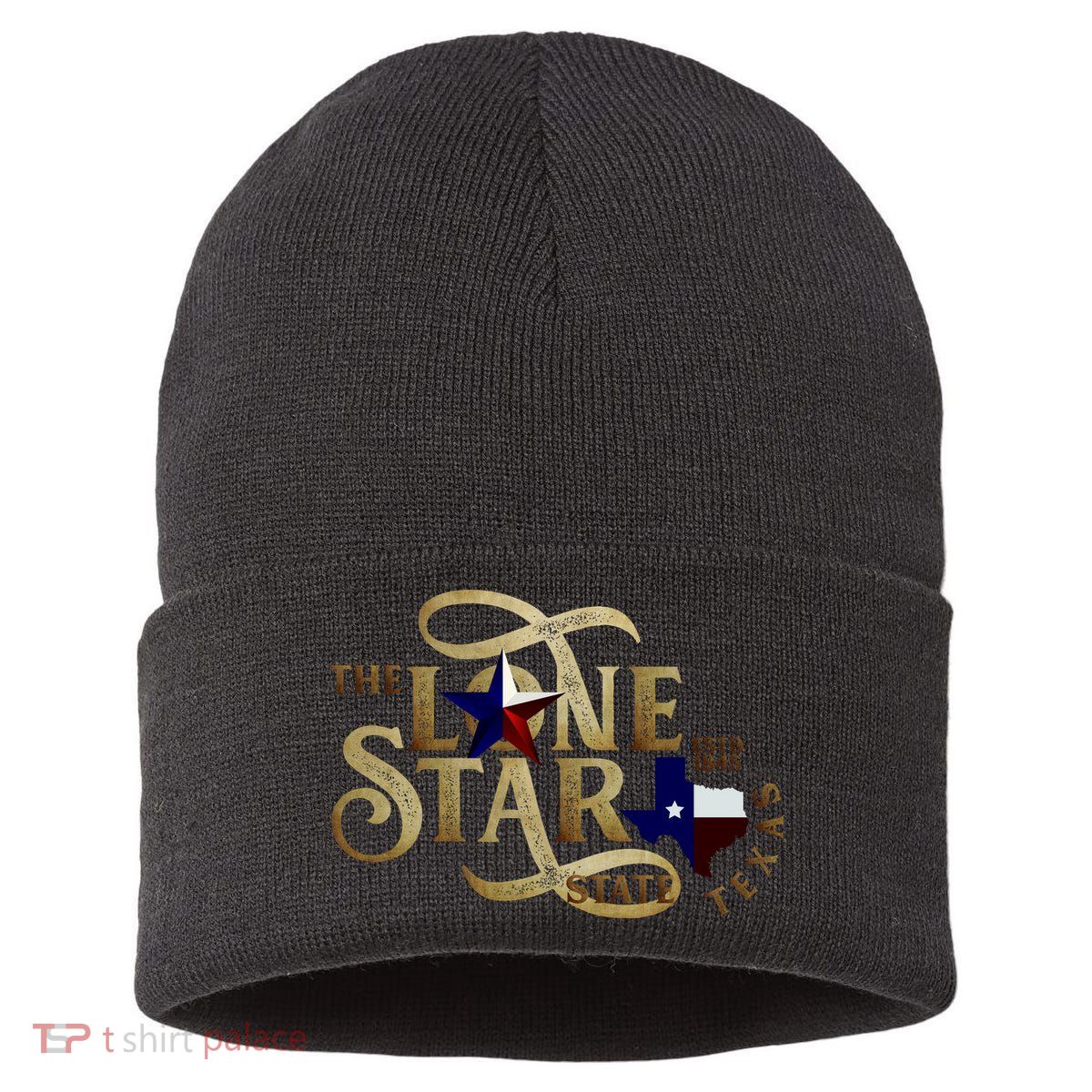 The Lone Star State Texas Logo Sustainable Knit Beanie