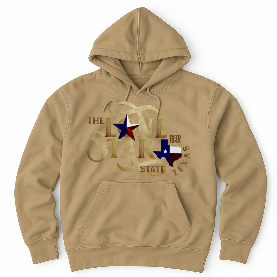 The Lone Star State Texas Logo Hoodie