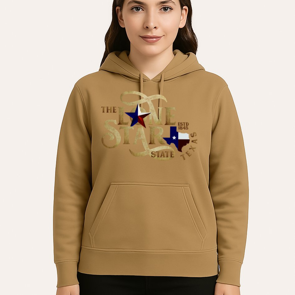 The Lone Star State Texas Logo Hoodie