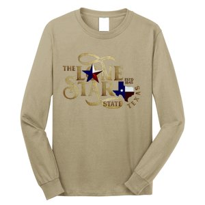 The Lone Star State Texas Logo Long Sleeve Shirt