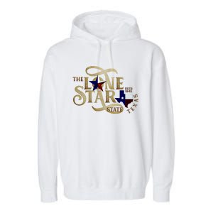 The Lone Star State Texas Logo Garment-Dyed Fleece Hoodie