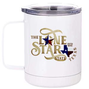 The Lone Star State Texas Logo 12 oz Stainless Steel Tumbler Cup