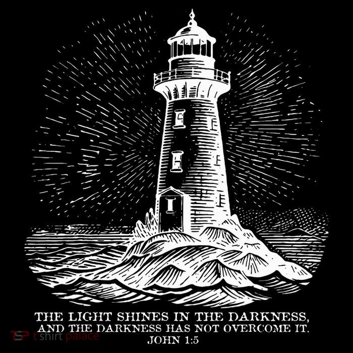 The Light Shines On In The Darkness And The Darkness Full-Length Apron With Pockets