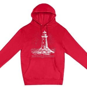 The Light Shines On In The Darkness And The Darkness Premium Pullover Hoodie