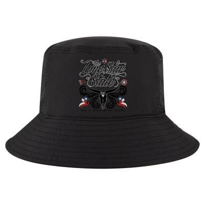 The Lone Star State 1845 Longhorn Don't Mess With Texas Cool Comfort Performance Bucket Hat