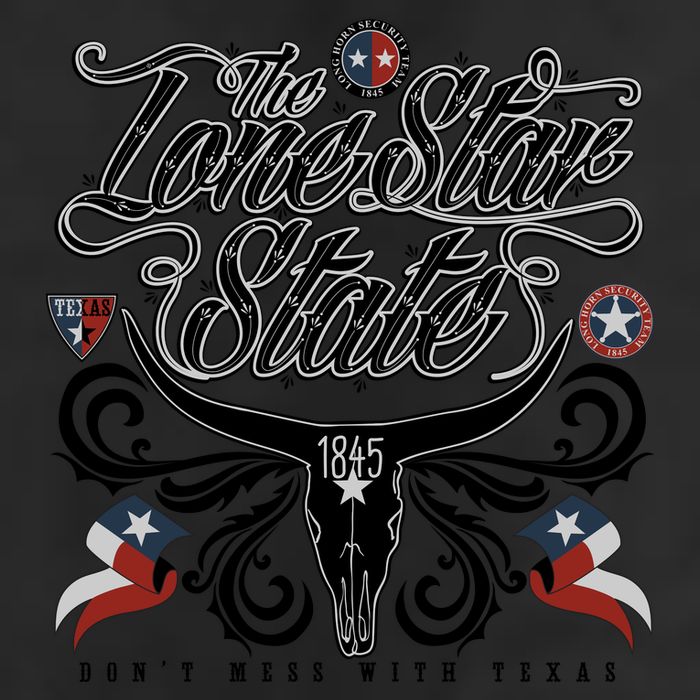 The Lone Star State 1845 Longhorn Don't Mess With Texas Cool Comfort Performance Bucket Hat