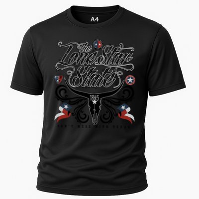 The Lone Star State 1845 Longhorn Don't Mess With Texas Cooling Performance Crew T-Shirt
