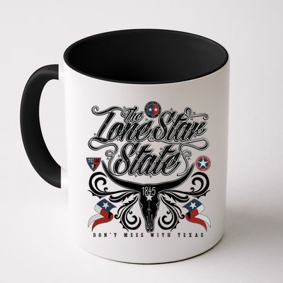 The Lone Star State 1845 Longhorn Don't Mess With Texas Mug