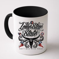 The Lone Star State 1845 Longhorn Don't Mess With Texas Mug