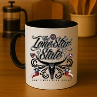 The Lone Star State 1845 Longhorn Don't Mess With Texas Mug