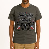 The Lone Star State 1845 Longhorn Don't Mess With Texas Tall T-Shirt