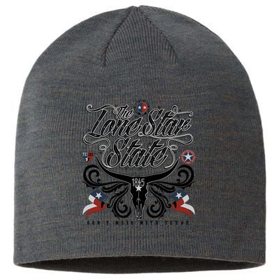 The Lone Star State 1845 Longhorn Don't Mess With Texas Sustainable Beanie