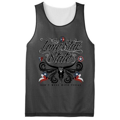 The Lone Star State 1845 Longhorn Don't Mess With Texas Mesh Reversible Basketball Jersey Tank