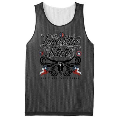 The Lone Star State 1845 Longhorn Don't Mess With Texas Mesh Reversible Basketball Jersey Tank