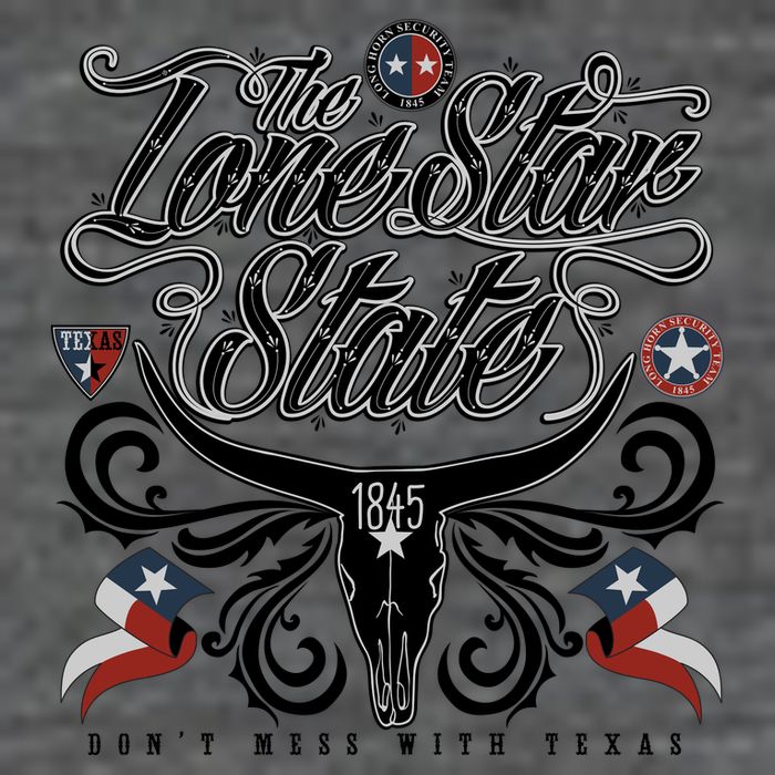 The Lone Star State 1845 Longhorn Don't Mess With Texas Baby Bodysuit