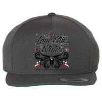 The Lone Star State 1845 Longhorn Don't Mess With Texas Wool Snapback Cap